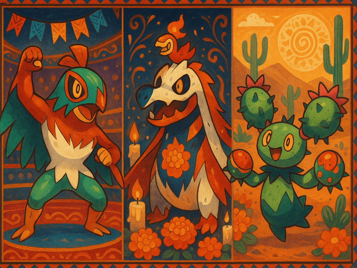 Del ring a la fiesta de los muertos: estos Pokémon están inspirados en México